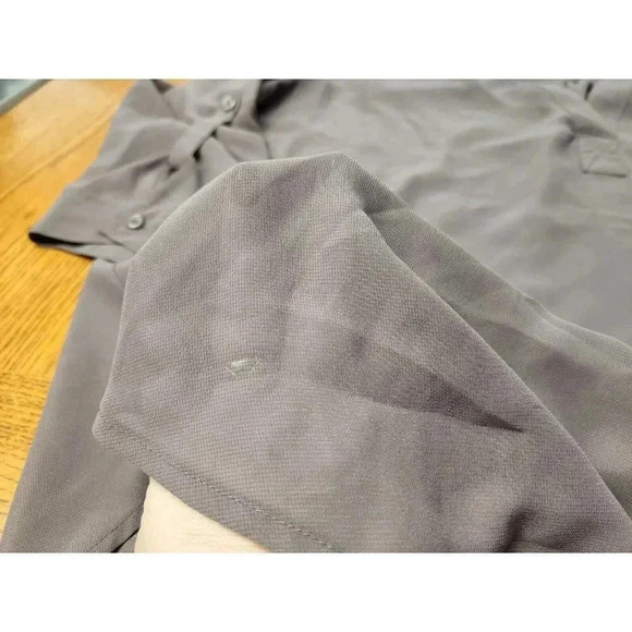 MAURICE’S GRAY MAUVE SHEAR TOP ¾ SLEEVE SIZE XXL - Picture 5 of 7